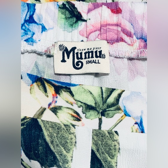 Show Me Your MuMu pretty floral print Shorts S - Picture 7 of 8
